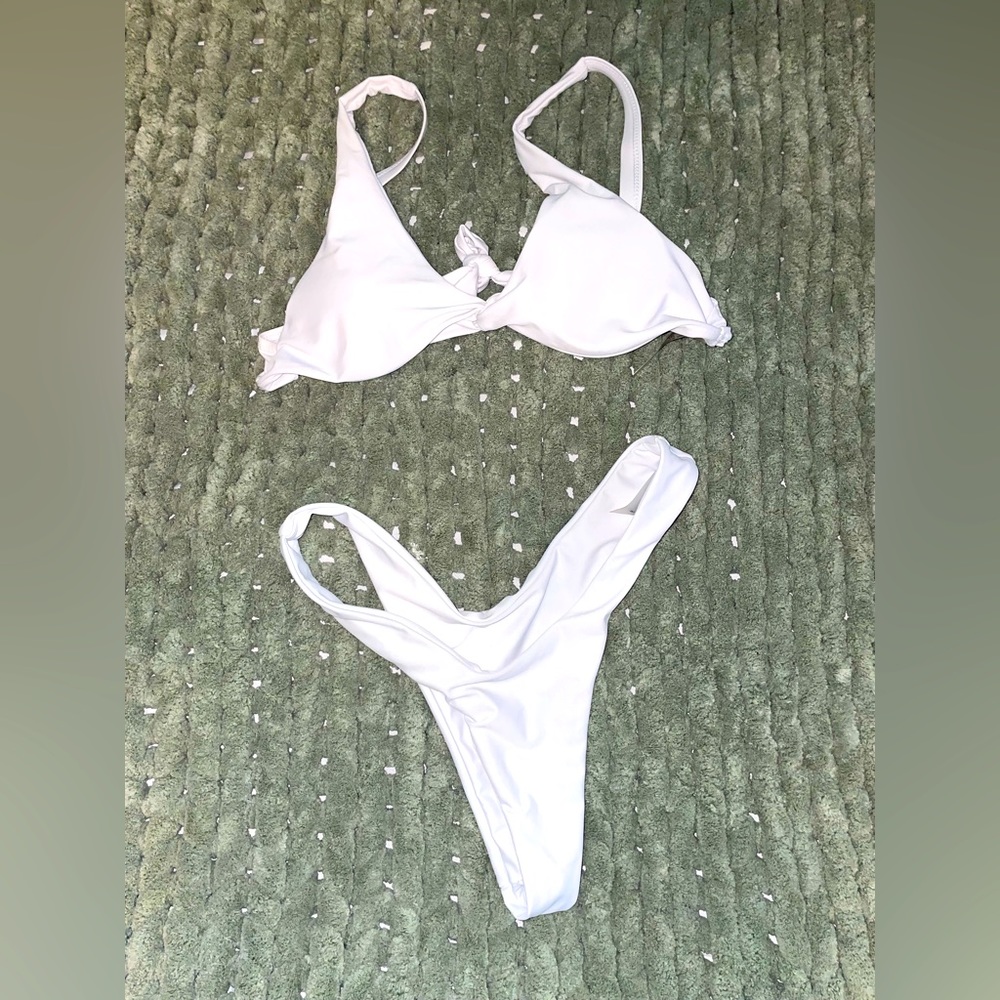 White SHEIN bikini